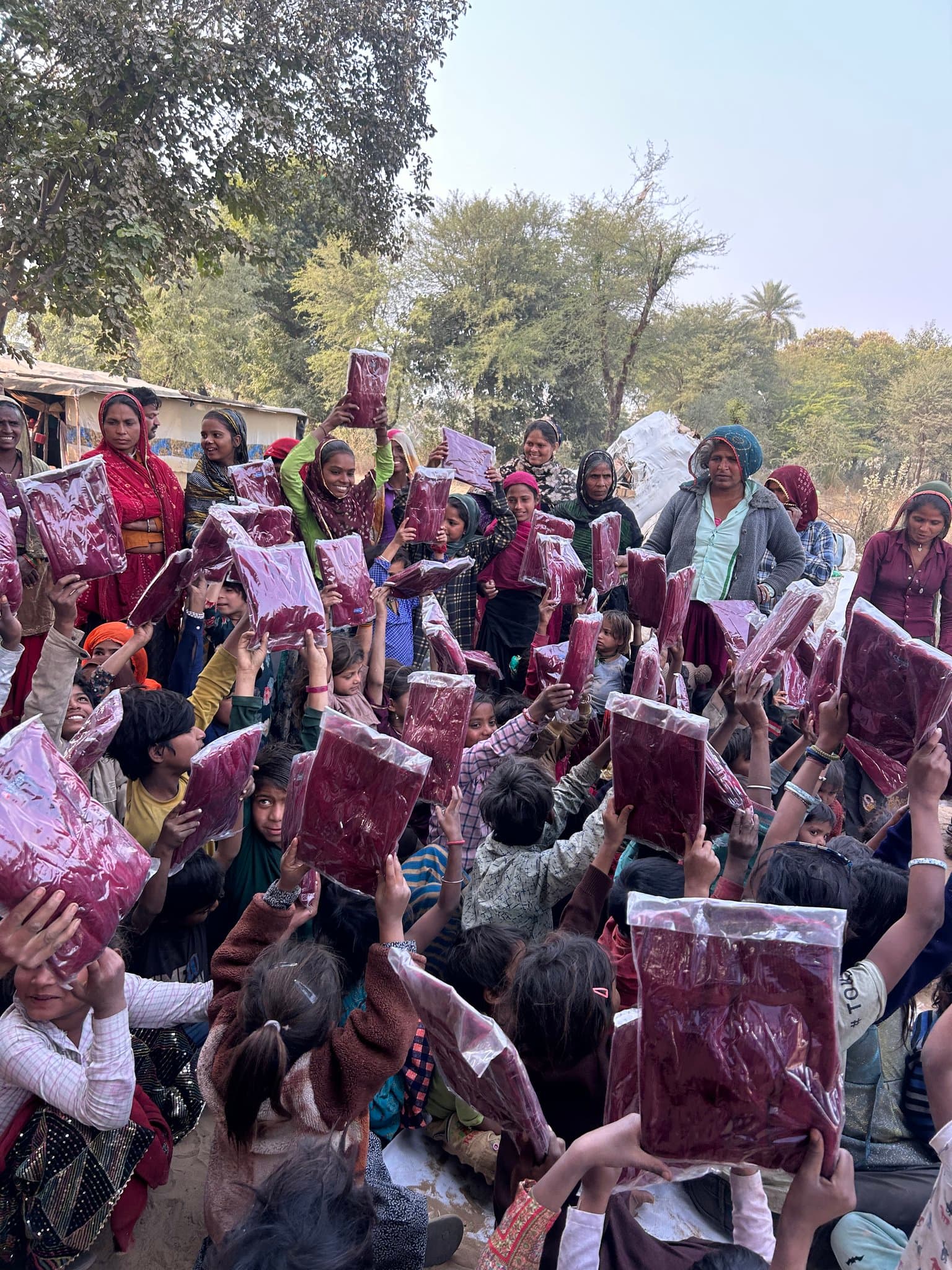 Winter Dignity Support donation option for Shiksha Avm Kala Foundation.