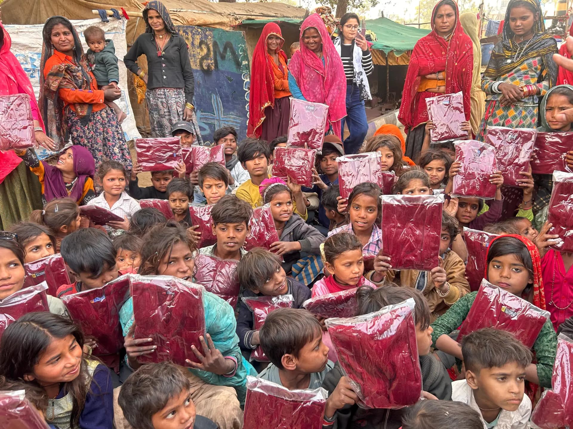 Winter Dignity Support programme activity from Shiksha Kala Foundation.