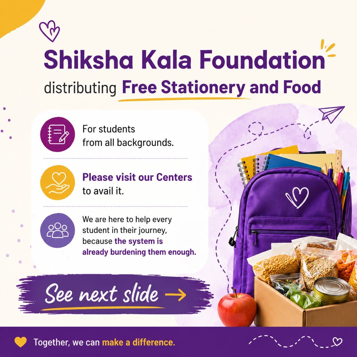 Building Community Trust Through Student Support field image from Shiksha Kala Foundation.
